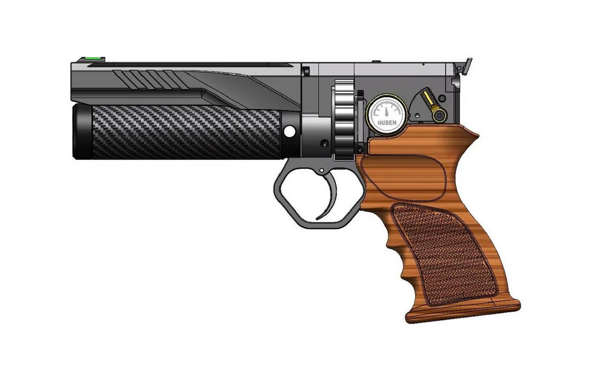 Huben-GK1-Mini-Shorty-Semi-Automatic-PCP-Pistol_04 https://arizonafirearmspower.com/product/huben-gk1-air-pistol/